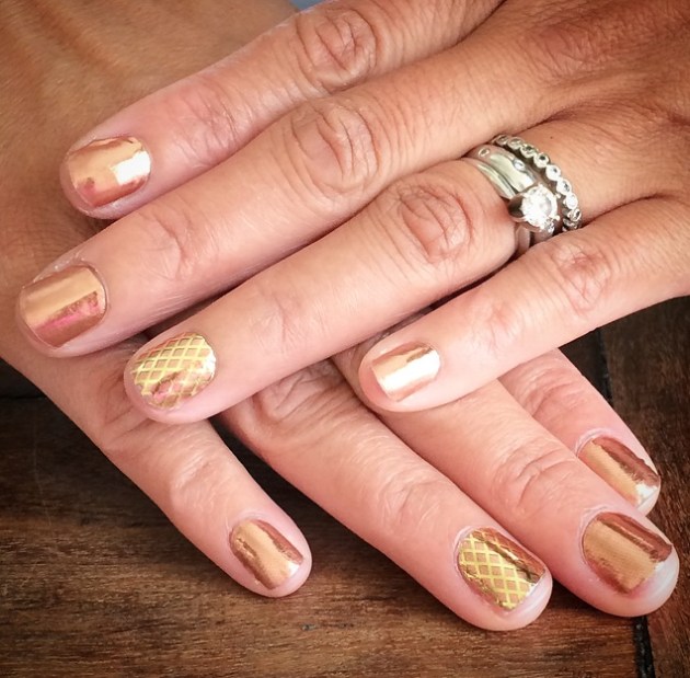 RoseGold & GoldFishnet